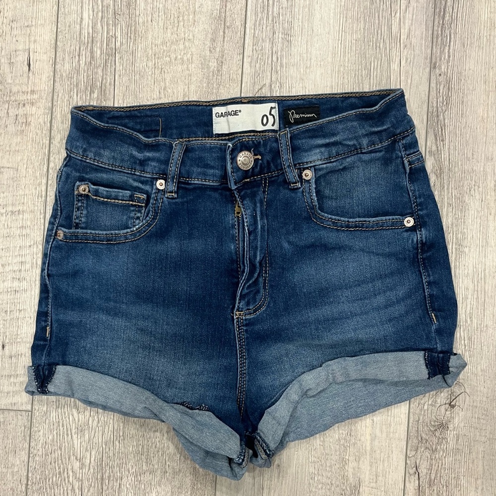 🔥 5 for $10 GARAGE Women jeans shorts Size 5